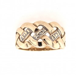 Pre Owned 9ct Mens Celtic Band ZX648